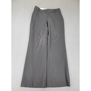 Banana Republic Pants Womens Large Black Wool Blend Stretch Flare Office Wear